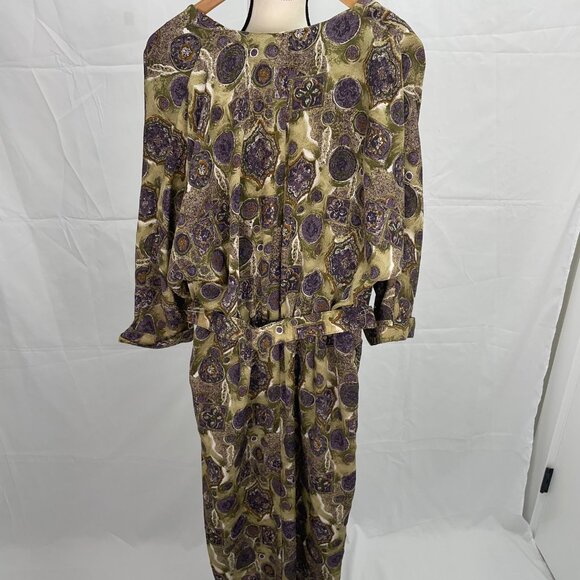 Summer bold print dress with belt and pockets BOHO CHIC SUMMER STYLE - Picture 4 of 8